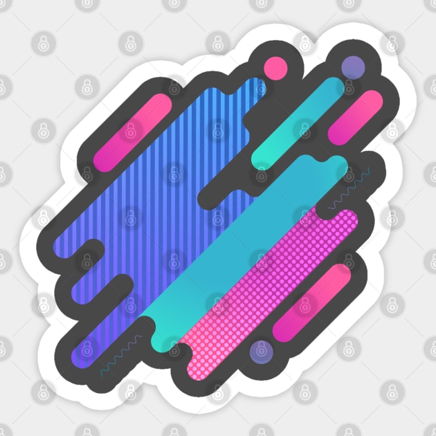 Video Game Splash Sticker by gonegirldesigns